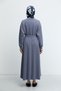 Beli Lastikli Etek - İndigo - 3