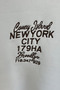 Chest Lettering Embroidery Elastic Hem Sweatshirt - Ecru Ekru - 7