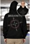 Unisex Oversized Megadeth Cryptic Writings World Tour Back Printed Hooded Sweatshirt