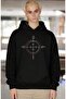 Unisex Oversized Megadeth Cryptic Writings World Tour Back Printed Hooded Sweatshirt - 2