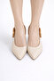 Women's Slingback Heeled Shoes Pointed Toe 5.5 cm Medium Heel Banded Elegant Daily Office Stiletto - 5