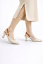 Women's Slingback Heeled Shoes Pointed Toe 5.5 cm Medium Heel Banded Elegant Daily Office Stiletto - 4