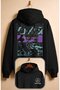 Unisex Linkin Park from Zero Sırt Printed Hooded Sweatshirt, Oversized Rock Band Themed Hoodie