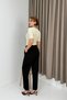 Women's High Waist Wide-Leg Pants Black - 4