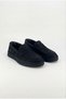 Men's Black Nubuck Loafers Genuine Calf Leather Leather Si Inner Outer Leather K Rubber Sole Daily Casual Shoes – Venedi - 4