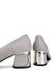 Women's Genuine Leather Mink Heeled Shoes - 4