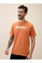 Graphic Back Print Rust Oversized T-shirt - 2