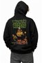 Unisex Oversized Marilyn Manson Portrait of an American Family Sırt Printed Hooded Sweatshirt - 3