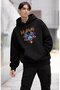 Unisex Def Leppard Journey Back Printed Hooded Sweatshirt, Oversized Rock Band Themed Hoodie - 2