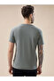 Applique Typography Print Regular Fit Grey T-Shirt - 3