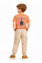 Boys 2 Pc Set “Golden Hour” Terracotta Tee & Sand joggers Set