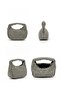 Elit Pm37288 Women's Stoned Evening Dress Bag Silver - 6