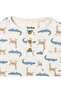 Boys 2 Pc Set “Safari Adventure” Henley Tee & Blue Cargo Jogger Set - 5