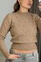Women's Stone Detailed Soft Mink Knitwear Sweater - 4