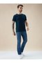 Textured Regular Fit Teal T-shirt - 5