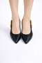 Women's Slingback Heeled Shoes Pointed Toe 5.5 cm Medium Heel Banded Elegant Daily Office Stiletto - 5