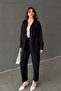 Women's Linen Look Shirt and Pants Top and Bottom Set - 2