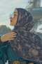 Autograph Pleated Shawl - Blue - 2