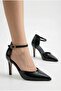 Women's Special Design Elegant Ankle-Tie Pointed Toe Thin High Heel Evening Dress Shoes - 8