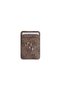 iPhone 17 Pro Max Compatible Original Licensed 4g and Card Holder Pack Cover with Logo Text Brown - 2