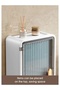 Tissue Box Holder Wall Mounted Bathroom Organizer Storage Rack Tissue & Paper Towel Holder - 4