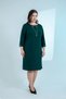 Big Size Women's Chain Detail Dress Green
