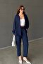 Women's Linen Look Shirt and Pants Top and Bottom Set - 2