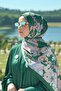 Wonderland Satin Shawl - Garden - 3