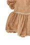 Baby Girl Muslin Dress 100% Cotton Holiday Dress Lined Brick Color - 2