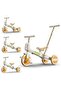 4-in-1 Convertible Baby Tricycle with Parental Handle | Foldable Kids Cycle 1.5–5 Years (Orange)