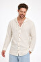 Muslin Hooded Men's Shirt - 4010 - 2