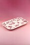 Pink British Large Size Porcelain Tray