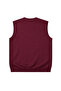 Men's Large Size Burgundy V-Neck Sweater 3Xl-4Xl-5Xl-6Xl - 5
