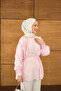 Women's Ruffle Detail Shirt Pink - 3