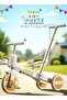 4-in-1 Convertible Baby Tricycle with Parental Handle | Foldable Kids Cycle 1.5–5 Years (Orange) - 8