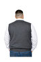 Men's Large Size Smoked V-Neck Sweater 3Xl-4Xl-5Xl-6Xl - 3