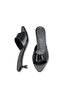 Phoebe Vita Women's Thin Heeled Slippers 001251 Black Rustic - 5