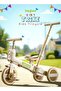 4-in-1 Convertible Baby Tricycle with Parental Handle | Foldable Kids Cycle 1.5–5 Years (Brown) - 8