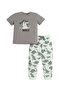 Boys’ Pajama Set – Dino Graphic Cotton Nightwear (2-Piece Set)