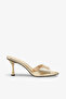 Ulyia Women's Heels Slipper - Gold
