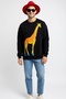 Fashion Hunter Giraffe – Heeled Design Sweatshirt / Hoodie (Optional) - 5