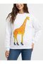 Fashion Hunter Giraffe – Heeled Design Sweatshirt / Hoodie (Optional) - 2