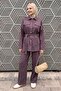 Sewing Kit and Pocket Detail Double Plum Set - 3