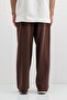 Baggy Fit Sweatpants Brown - 8