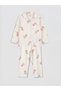 Shirt Collar Girl's Pajama Set