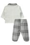 Houndstooth Pattern Bodysuit Sets - Plaid - 3