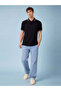 Textured Contrast Tipping Regular Fit Black Polo T-shirt - 5
