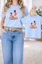 Mother Daughter Combination Oversized T-Shirt – Mother & Child Twin T-Shirt Queens Printed (Single Price)