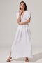 Double Face V-Neck Dress - 3