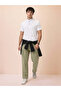 Solid Henley Neck Regular Fit White T-shirt - 5